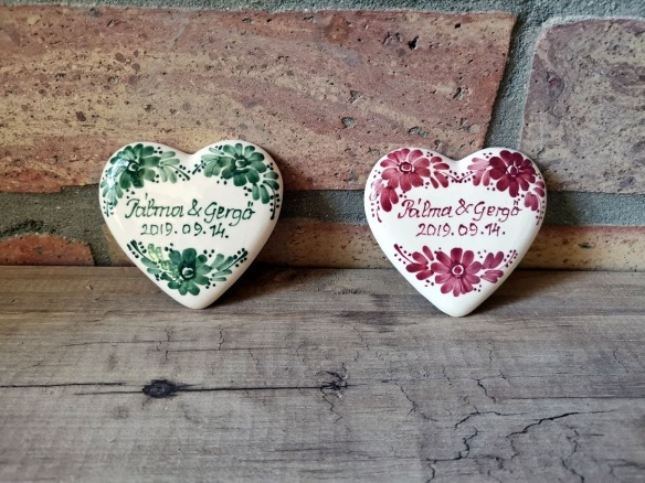 Szív kerámia mágnes